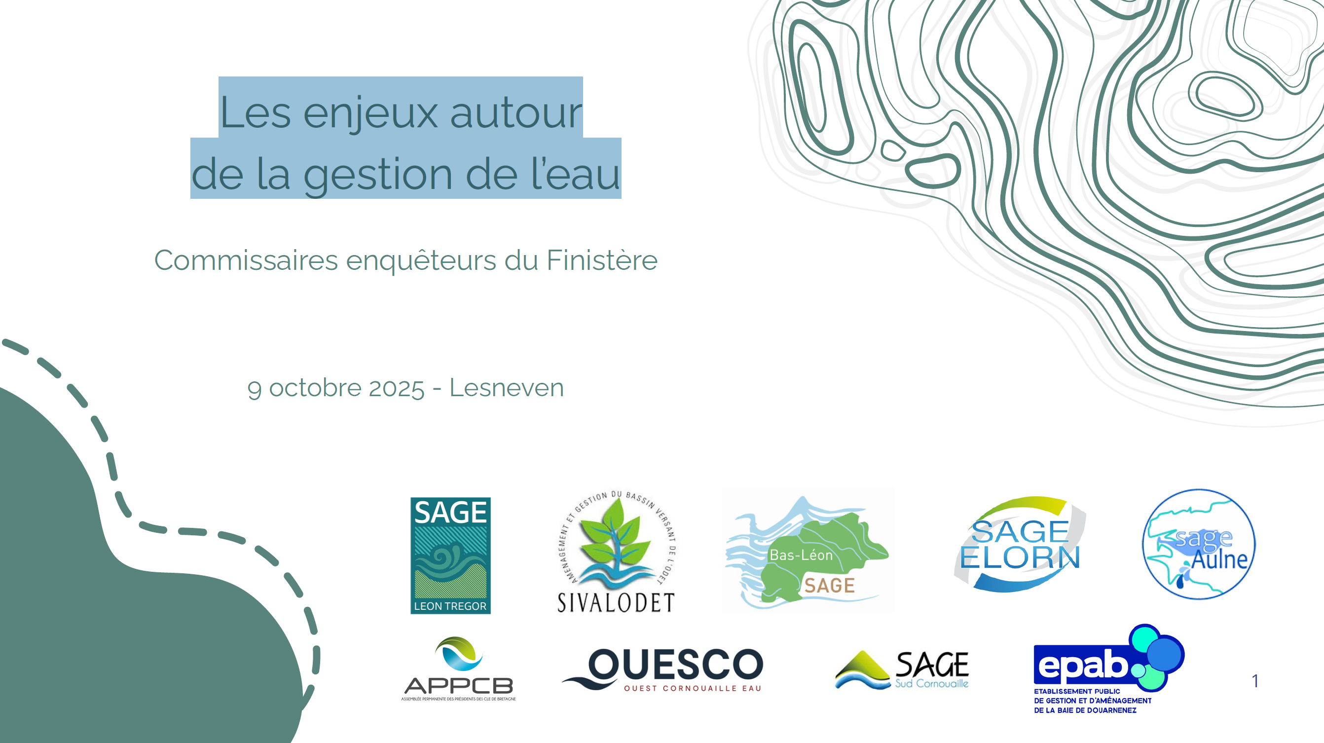 Présentation "Les enjeux autour de la gestion de l'eau"